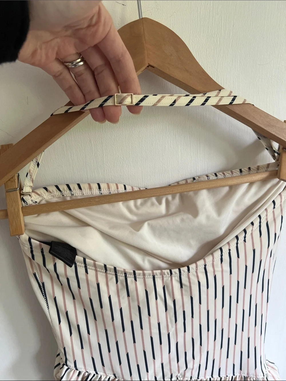 Marc by Marc Jacobs Ruffle One Piece Neutral - Picture 9 of 13